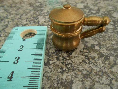SALE!!! Printers Brass tray double pot